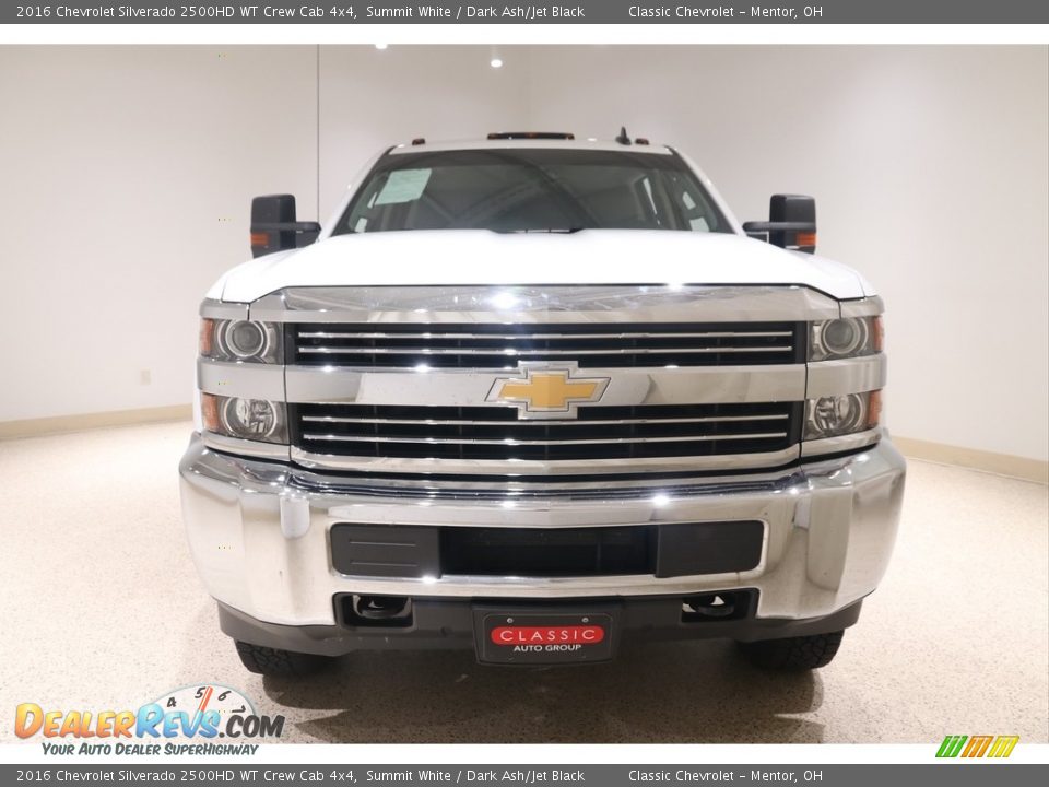 2016 Chevrolet Silverado 2500HD WT Crew Cab 4x4 Summit White / Dark Ash/Jet Black Photo #2