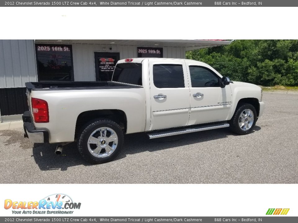 2012 Chevrolet Silverado 1500 LTZ Crew Cab 4x4 White Diamond Tricoat / Light Cashmere/Dark Cashmere Photo #27