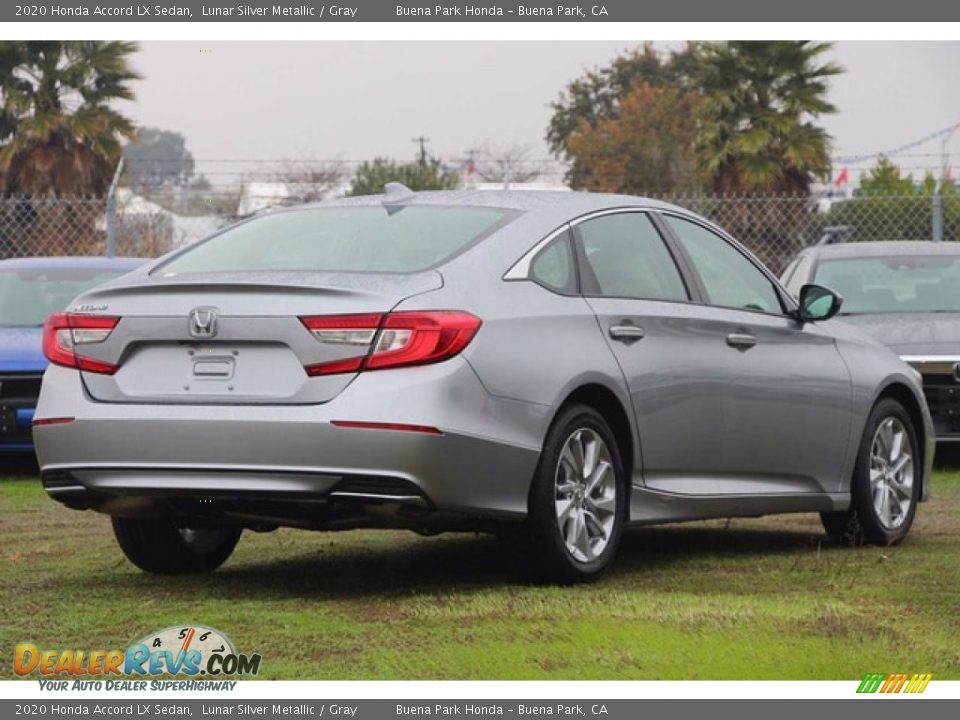 2020 Honda Accord LX Sedan Lunar Silver Metallic / Gray Photo #6