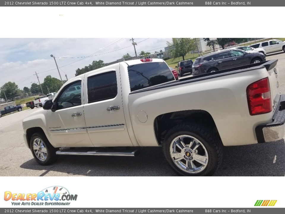 2012 Chevrolet Silverado 1500 LTZ Crew Cab 4x4 White Diamond Tricoat / Light Cashmere/Dark Cashmere Photo #28