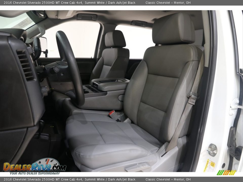 Front Seat of 2016 Chevrolet Silverado 2500HD WT Crew Cab 4x4 Photo #5