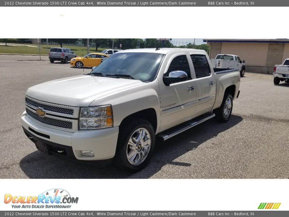 2012 Chevrolet Silverado 1500 LTZ Crew Cab 4x4 White Diamond Tricoat / Light Cashmere/Dark Cashmere Photo #29