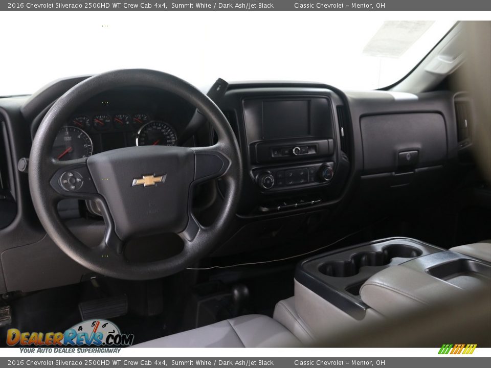 Dashboard of 2016 Chevrolet Silverado 2500HD WT Crew Cab 4x4 Photo #6