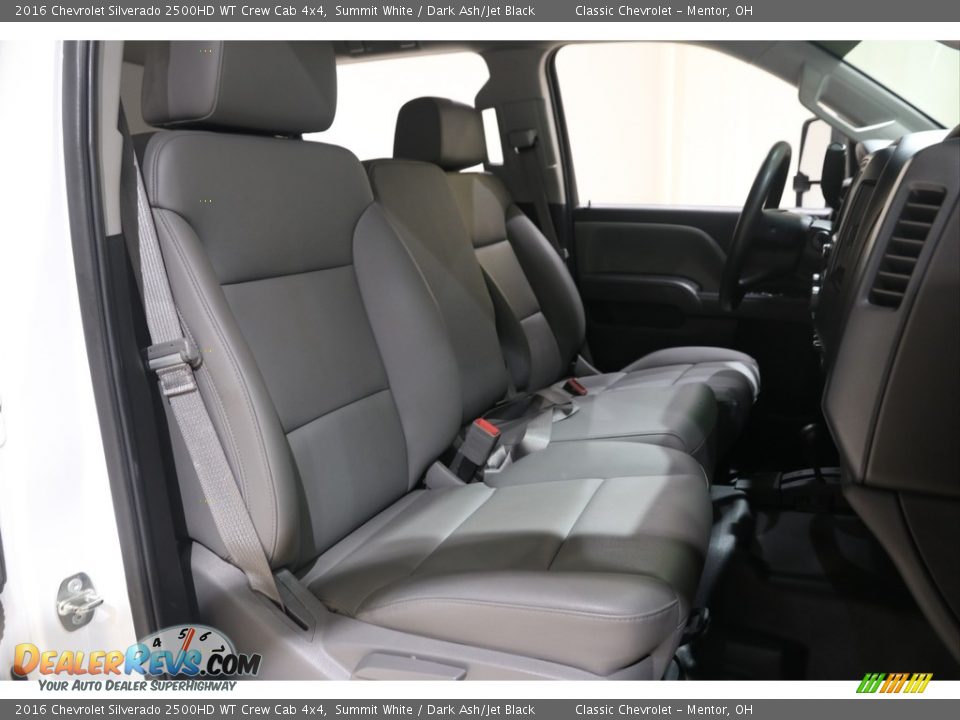 Front Seat of 2016 Chevrolet Silverado 2500HD WT Crew Cab 4x4 Photo #16