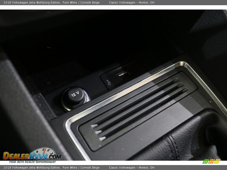 2018 Volkswagen Jetta Wolfsburg Edition Pure White / Cornsilk Beige Photo #15