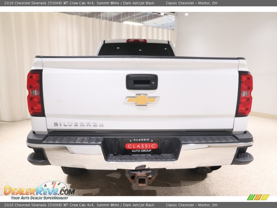 2016 Chevrolet Silverado 2500HD WT Crew Cab 4x4 Summit White / Dark Ash/Jet Black Photo #19