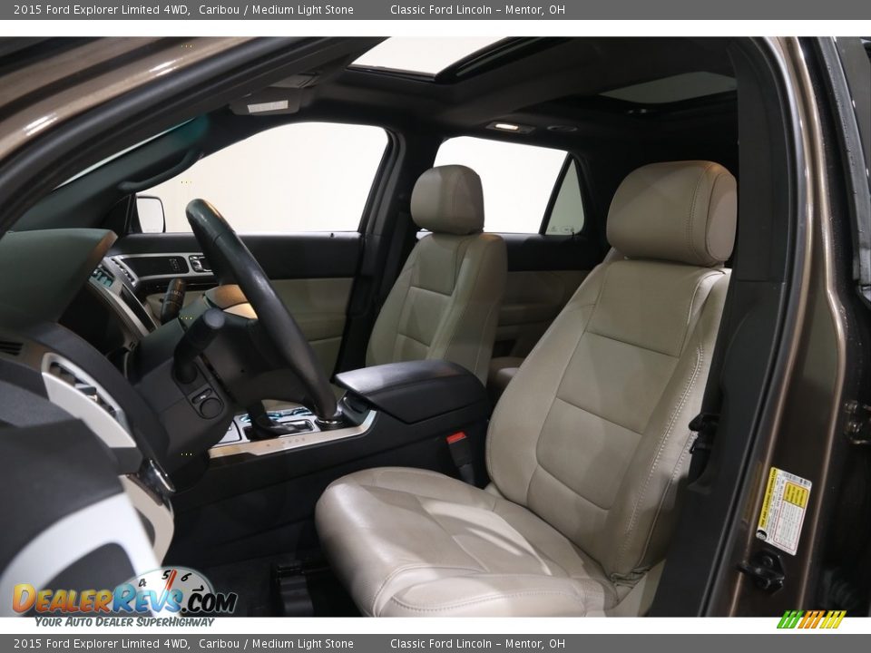 2015 Ford Explorer Limited 4WD Caribou / Medium Light Stone Photo #5