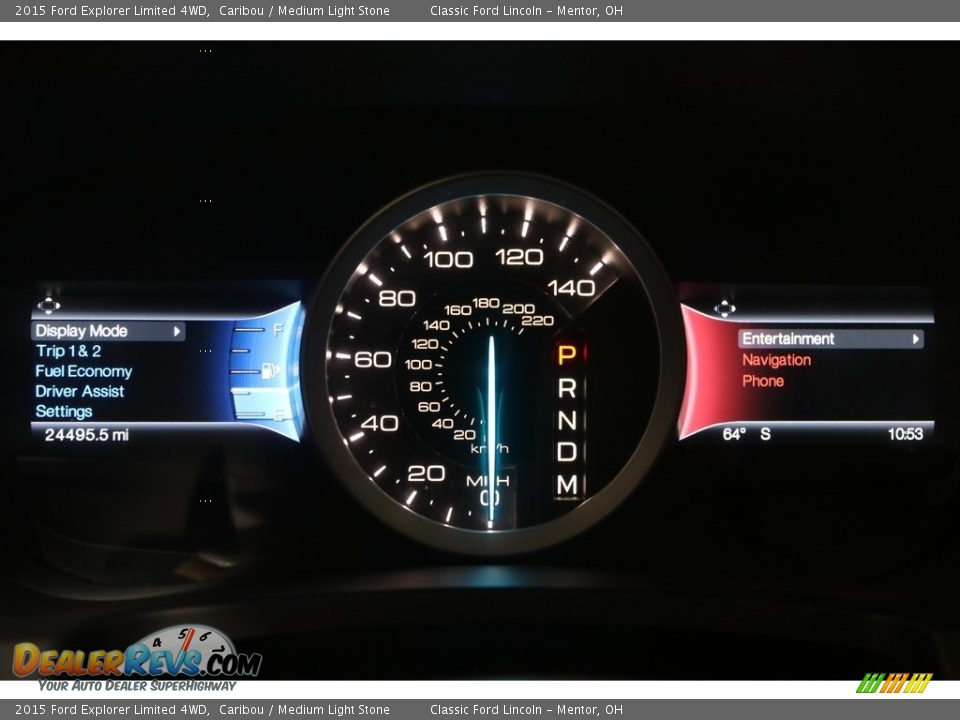 2015 Ford Explorer Limited 4WD Caribou / Medium Light Stone Photo #8