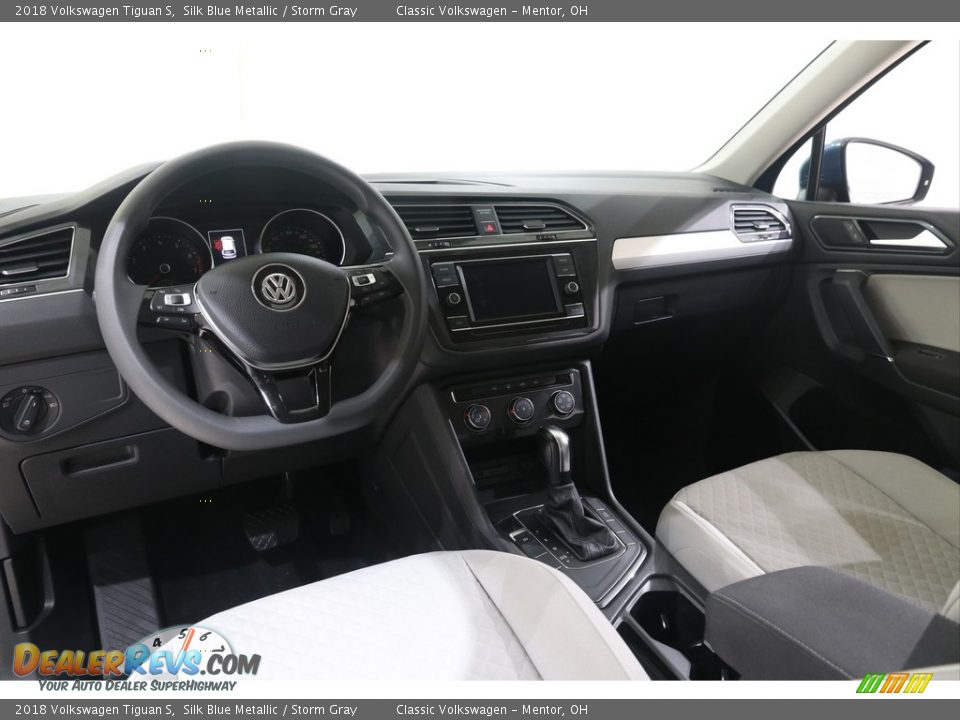 2018 Volkswagen Tiguan S Silk Blue Metallic / Storm Gray Photo #6