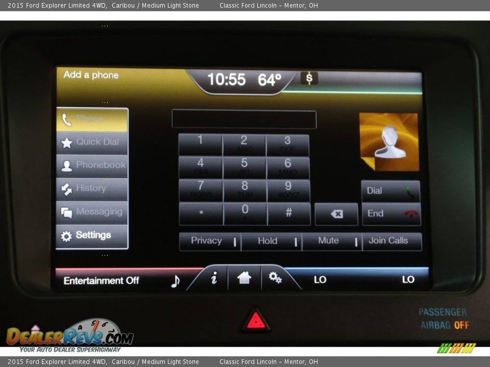 2015 Ford Explorer Limited 4WD Caribou / Medium Light Stone Photo #12