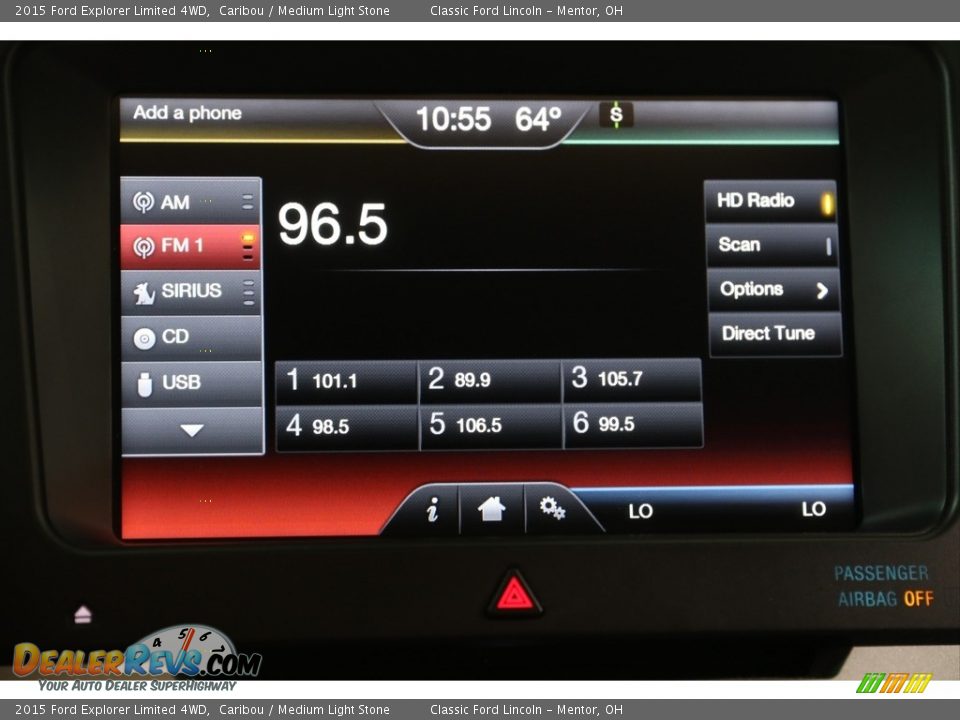 2015 Ford Explorer Limited 4WD Caribou / Medium Light Stone Photo #13