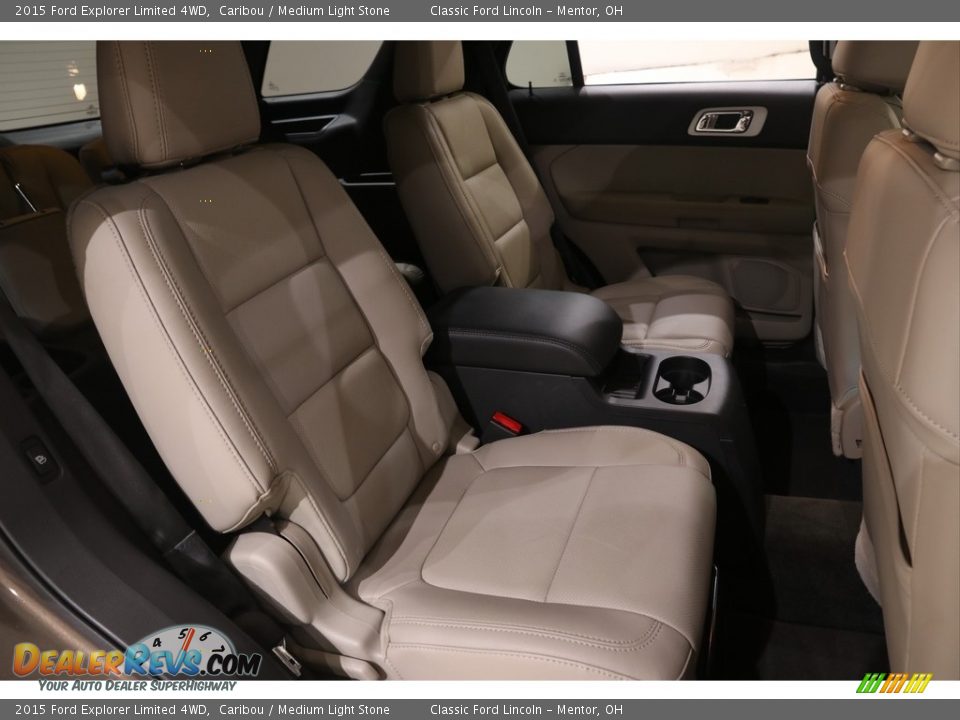 2015 Ford Explorer Limited 4WD Caribou / Medium Light Stone Photo #17
