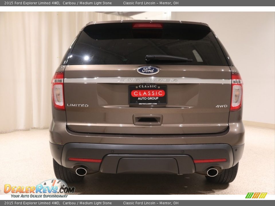 2015 Ford Explorer Limited 4WD Caribou / Medium Light Stone Photo #20