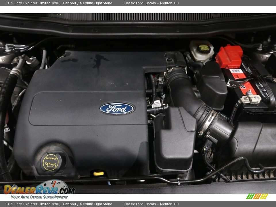 2015 Ford Explorer Limited 4WD Caribou / Medium Light Stone Photo #21