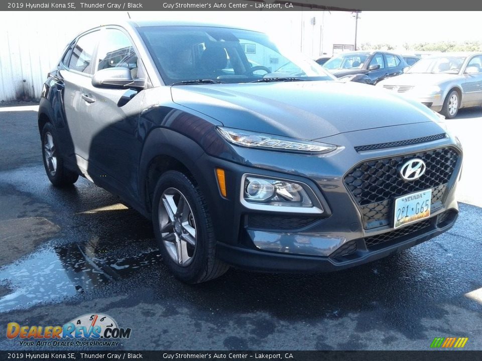 2019 Hyundai Kona SE Thunder Gray / Black Photo #1