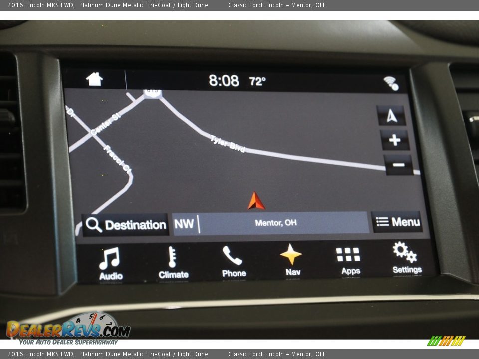 Navigation of 2016 Lincoln MKS FWD Photo #13