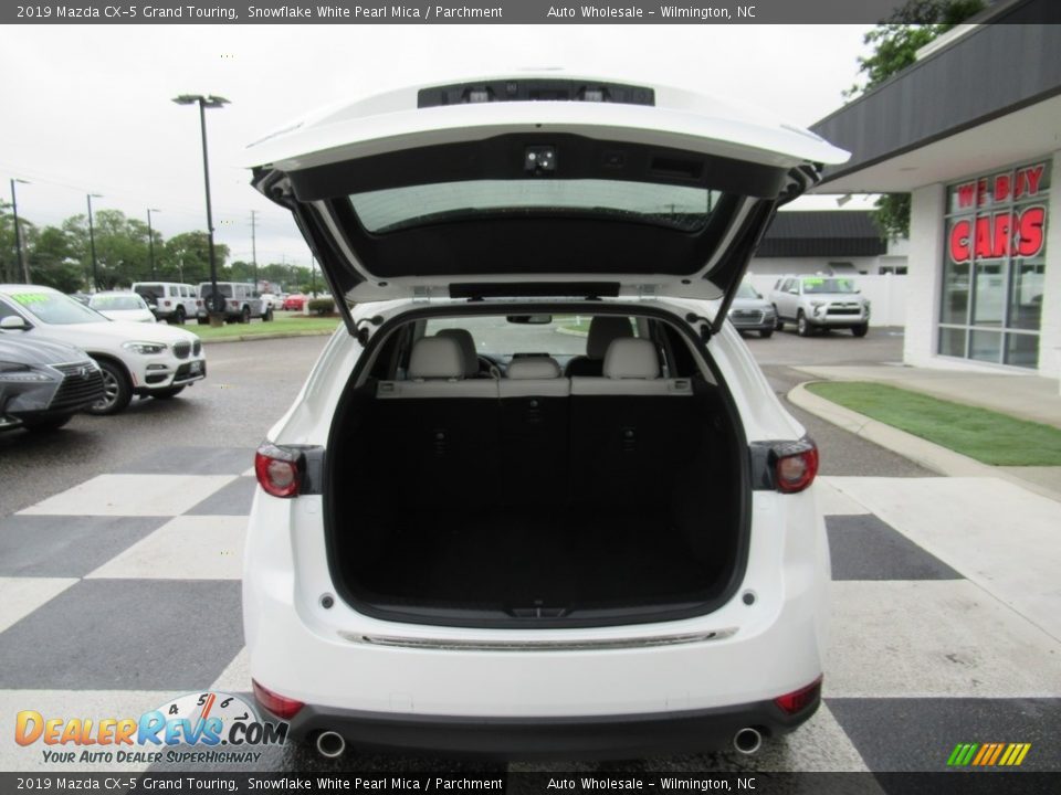2019 Mazda CX-5 Grand Touring Snowflake White Pearl Mica / Parchment Photo #5