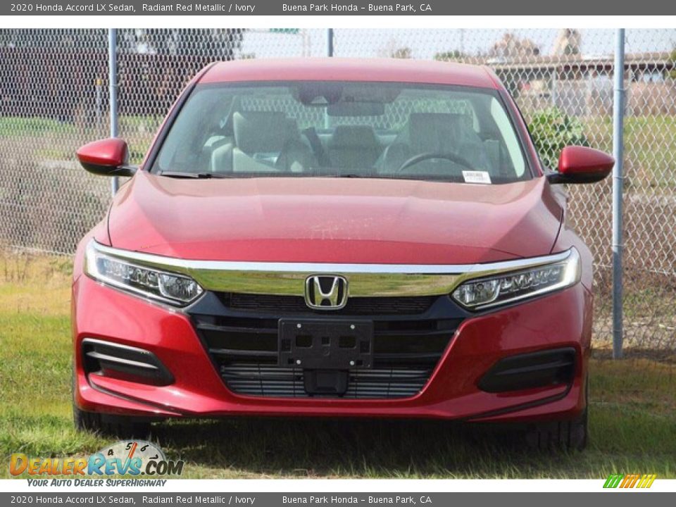 2020 Honda Accord LX Sedan Radiant Red Metallic / Ivory Photo #4