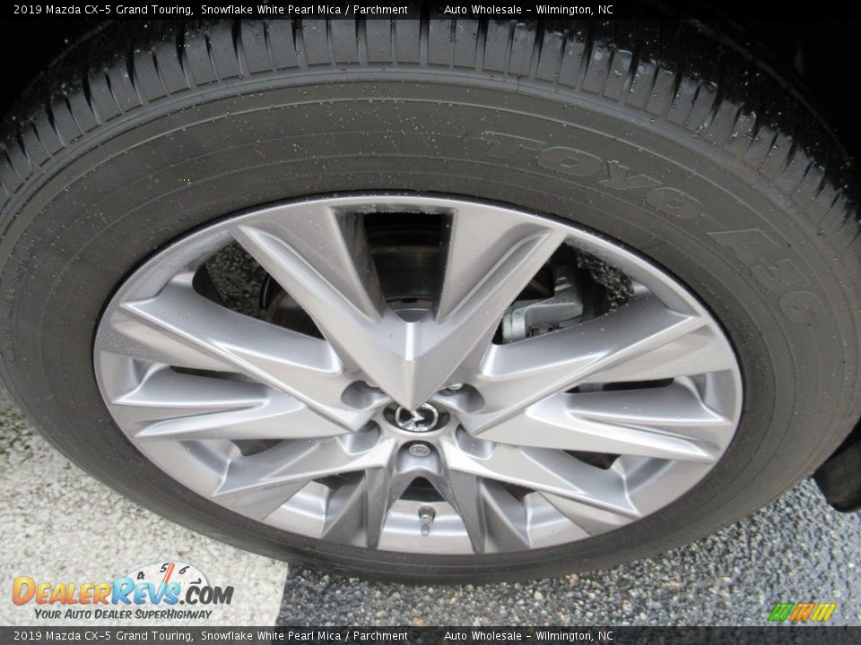2019 Mazda CX-5 Grand Touring Snowflake White Pearl Mica / Parchment Photo #7