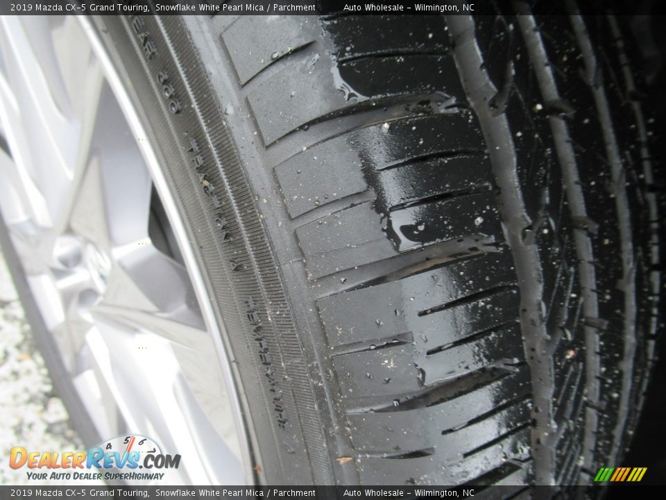 2019 Mazda CX-5 Grand Touring Snowflake White Pearl Mica / Parchment Photo #8