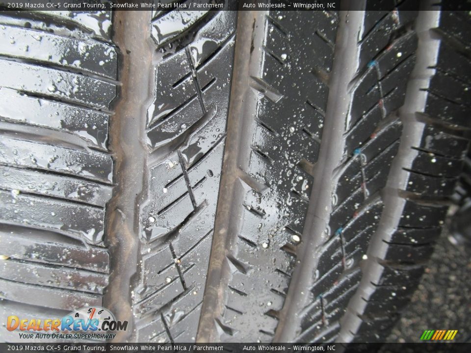 2019 Mazda CX-5 Grand Touring Snowflake White Pearl Mica / Parchment Photo #9