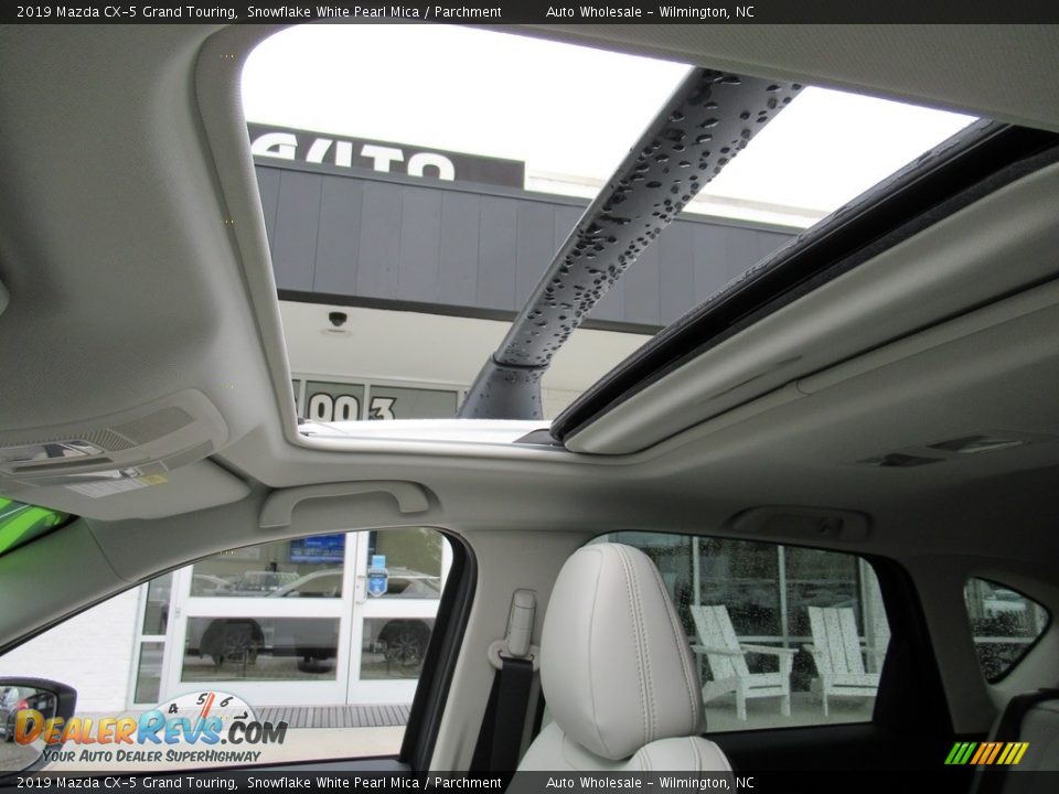 2019 Mazda CX-5 Grand Touring Snowflake White Pearl Mica / Parchment Photo #11