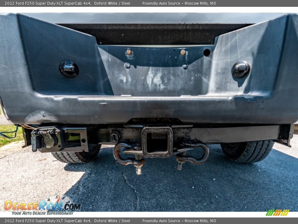 2012 Ford F250 Super Duty XLT SuperCab 4x4 Oxford White / Steel Photo #14