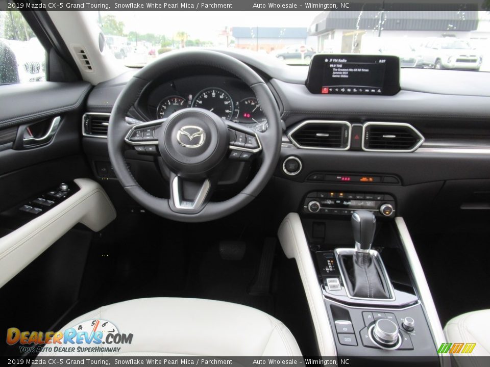 Parchment Interior - 2019 Mazda CX-5 Grand Touring Photo #15