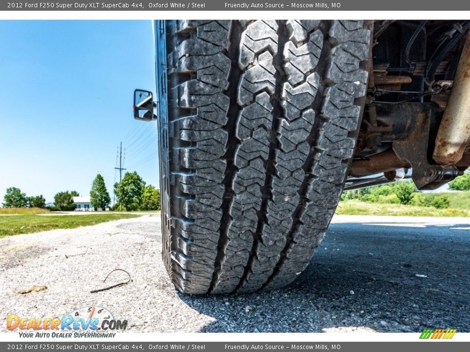 2012 Ford F250 Super Duty XLT SuperCab 4x4 Oxford White / Steel Photo #15