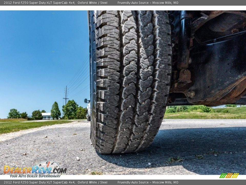 2012 Ford F250 Super Duty XLT SuperCab 4x4 Oxford White / Steel Photo #16