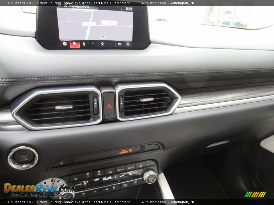 2019 Mazda CX-5 Grand Touring Snowflake White Pearl Mica / Parchment Photo #17