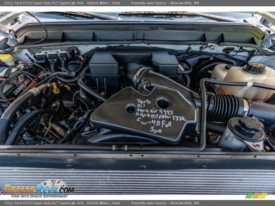 2012 Ford F250 Super Duty XLT SuperCab 4x4 Oxford White / Steel Photo #17