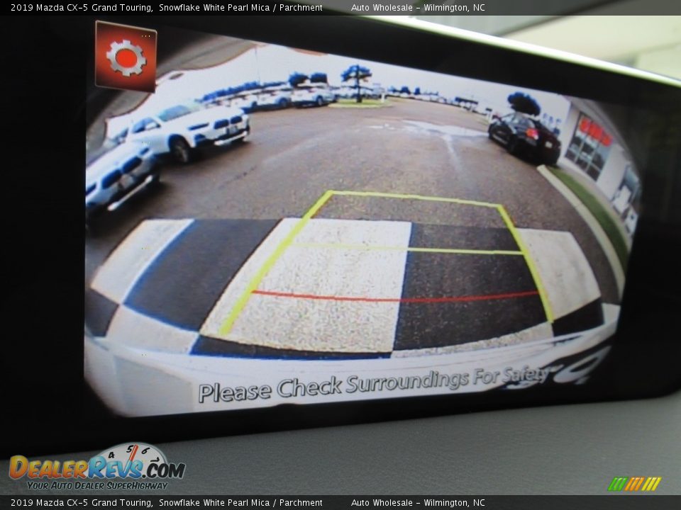 2019 Mazda CX-5 Grand Touring Snowflake White Pearl Mica / Parchment Photo #18