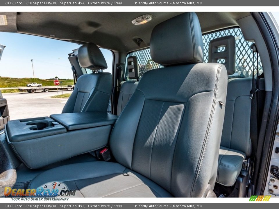2012 Ford F250 Super Duty XLT SuperCab 4x4 Oxford White / Steel Photo #18