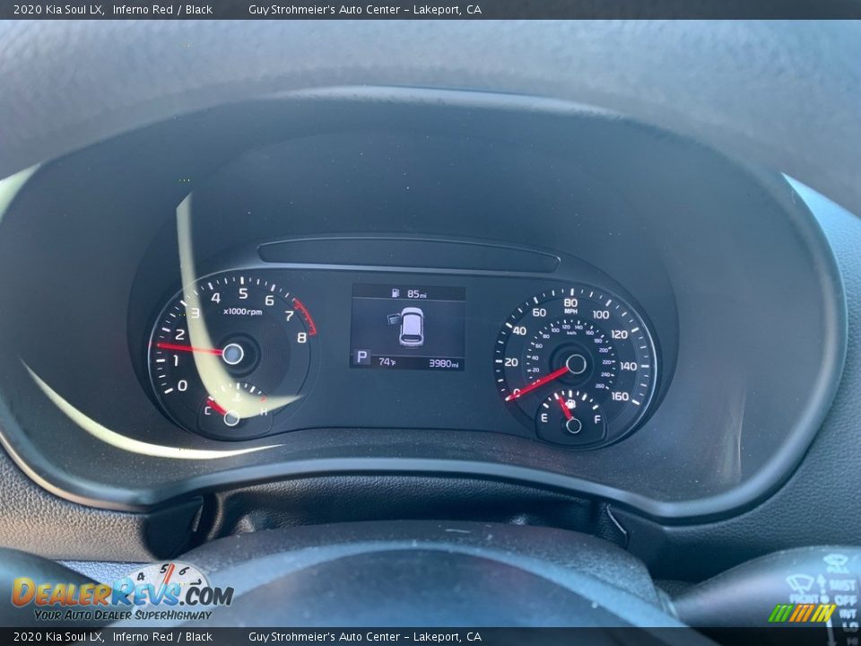 2020 Kia Soul LX Inferno Red / Black Photo #3