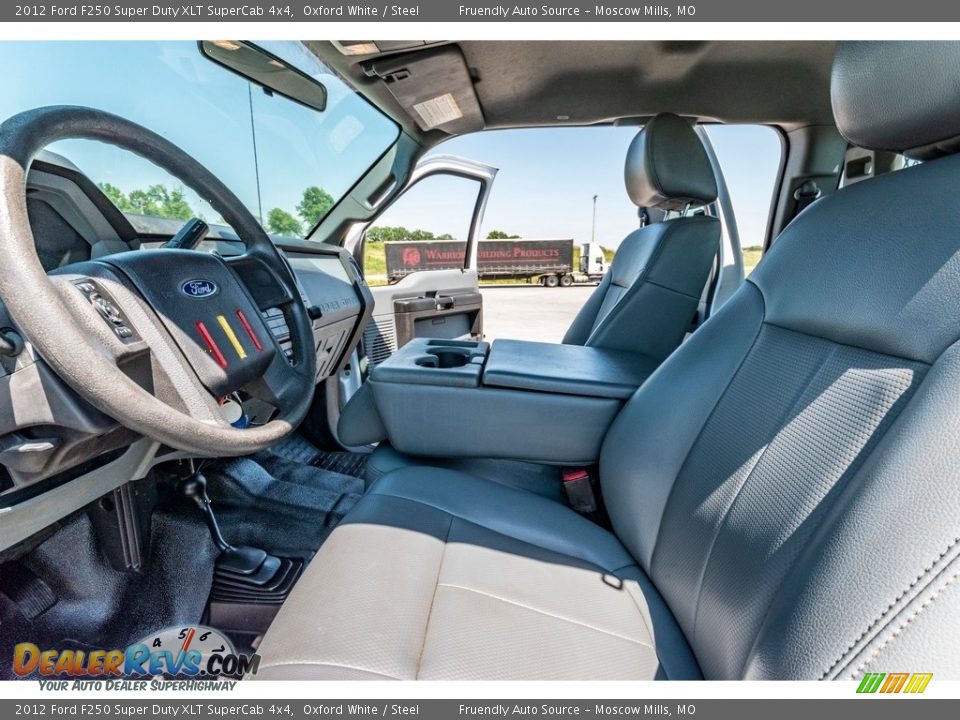 2012 Ford F250 Super Duty XLT SuperCab 4x4 Oxford White / Steel Photo #19