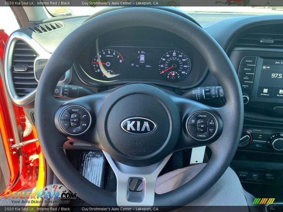 2020 Kia Soul LX Inferno Red / Black Photo #4