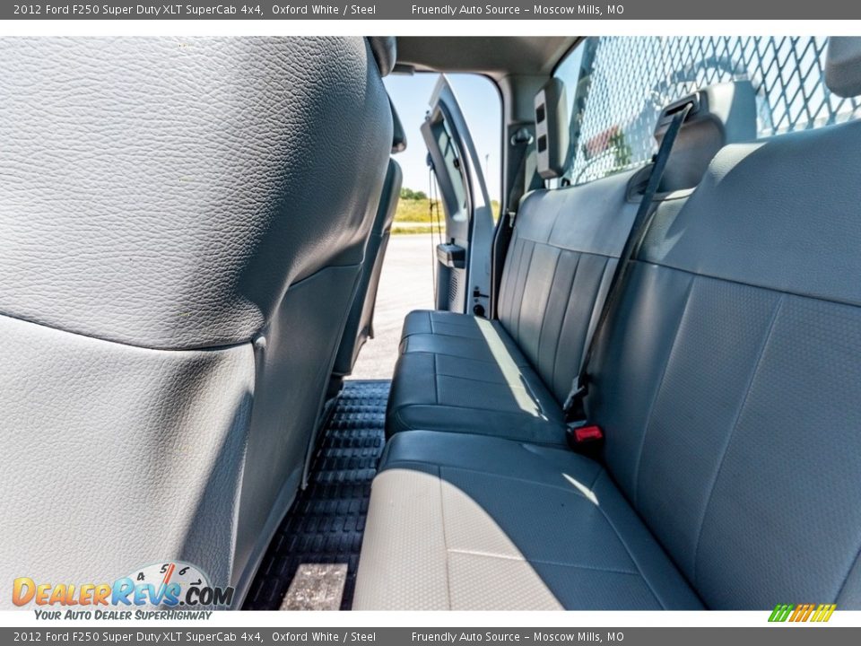 2012 Ford F250 Super Duty XLT SuperCab 4x4 Oxford White / Steel Photo #21