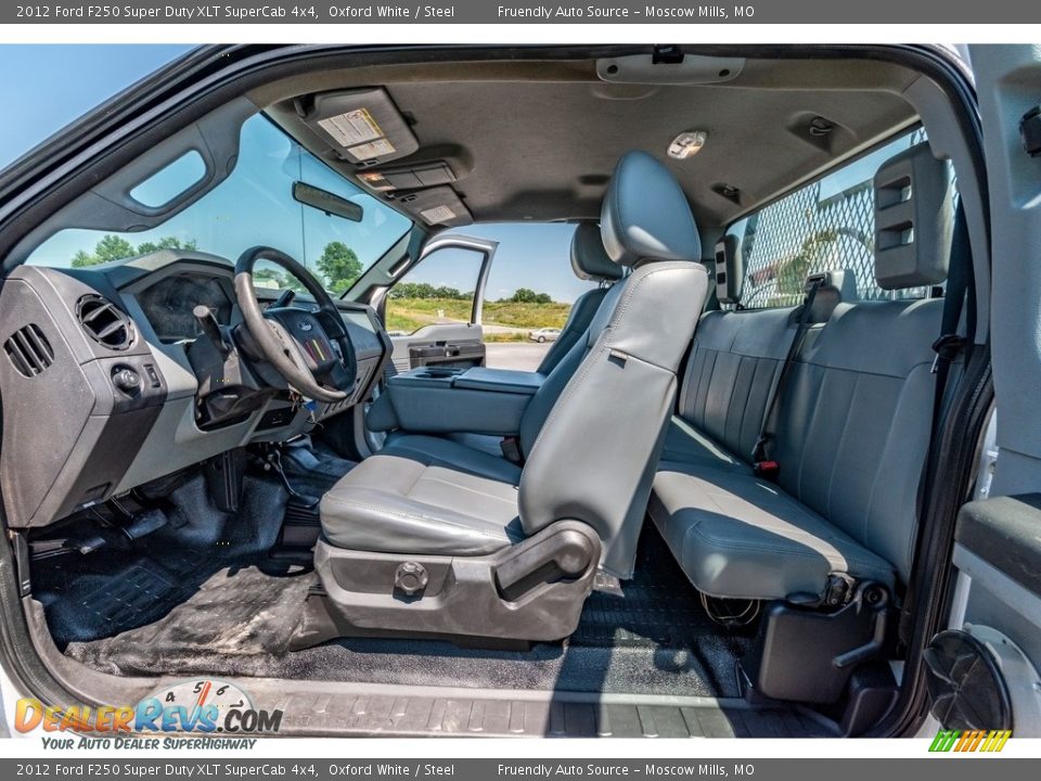 2012 Ford F250 Super Duty XLT SuperCab 4x4 Oxford White / Steel Photo #22