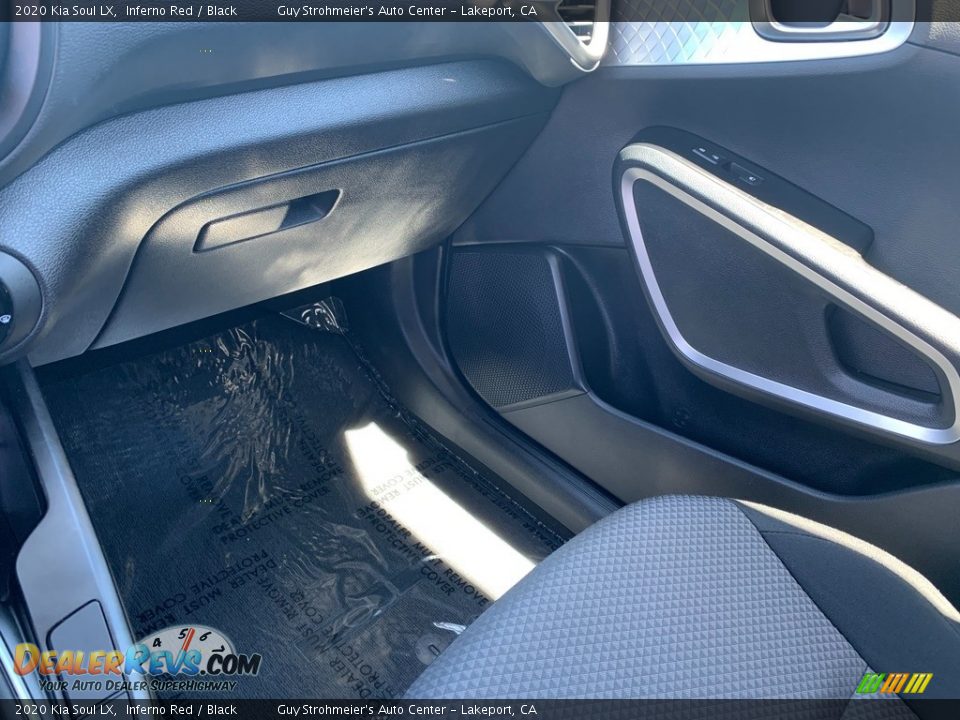 2020 Kia Soul LX Inferno Red / Black Photo #7