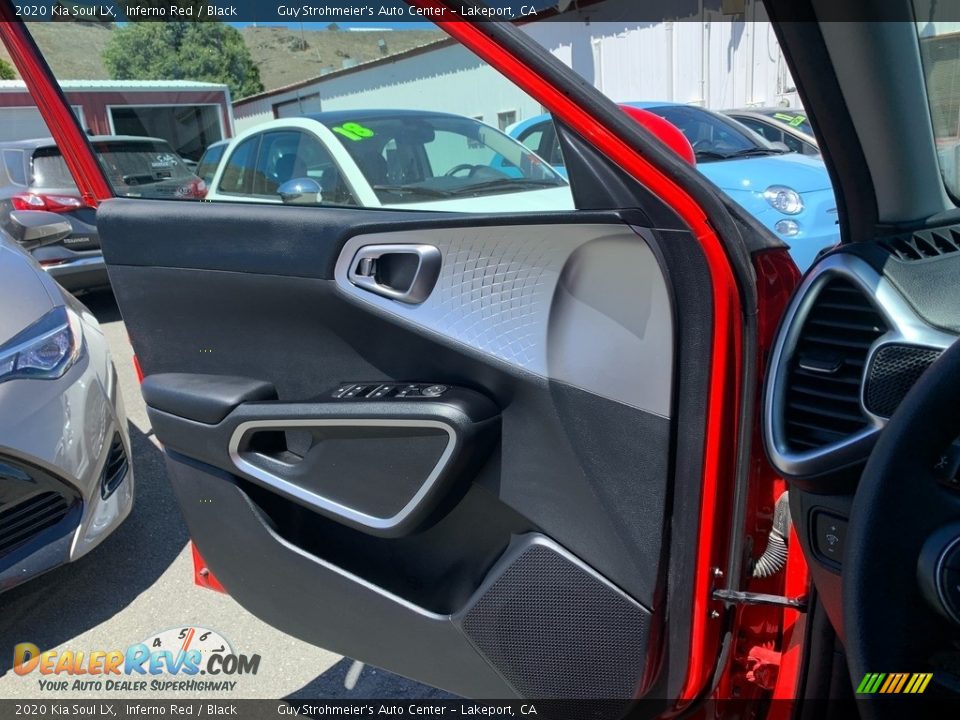 2020 Kia Soul LX Inferno Red / Black Photo #8