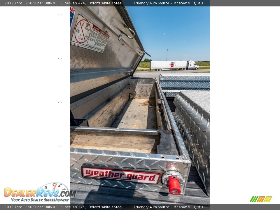 2012 Ford F250 Super Duty XLT SuperCab 4x4 Oxford White / Steel Photo #26