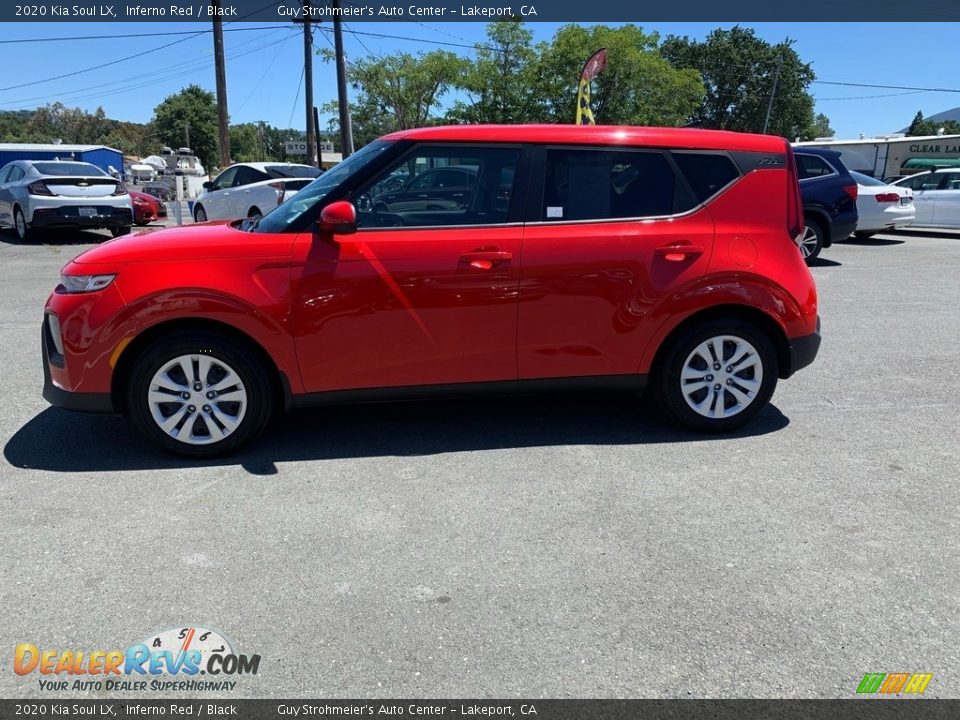 2020 Kia Soul LX Inferno Red / Black Photo #11