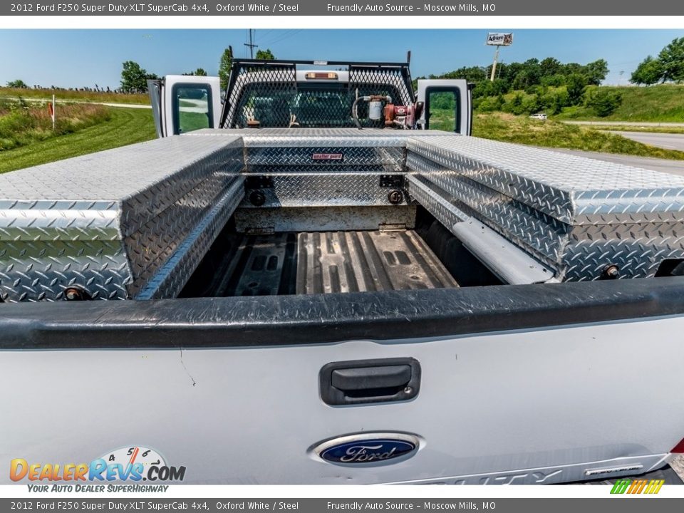 2012 Ford F250 Super Duty XLT SuperCab 4x4 Oxford White / Steel Photo #28