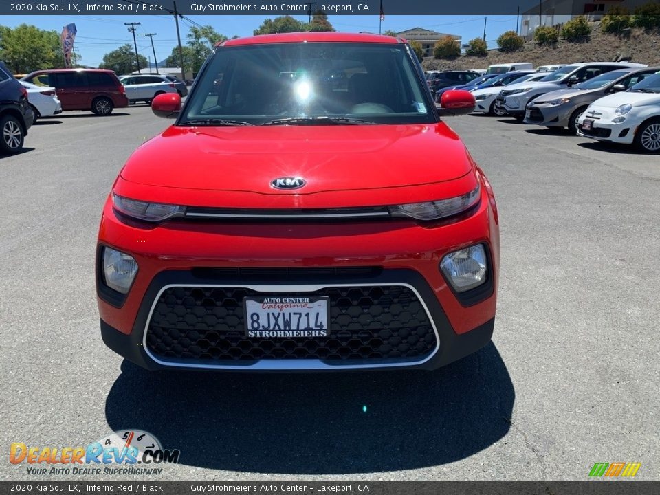 2020 Kia Soul LX Inferno Red / Black Photo #12
