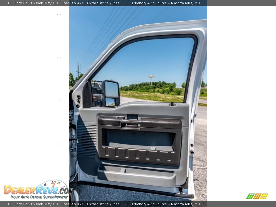 2012 Ford F250 Super Duty XLT SuperCab 4x4 Oxford White / Steel Photo #31