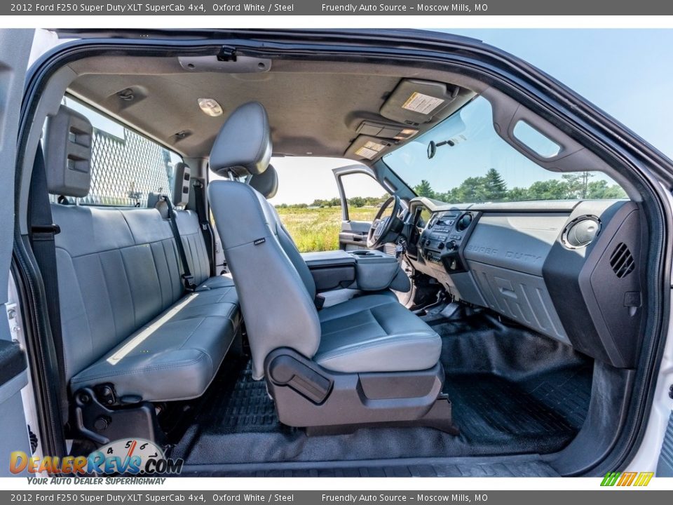 2012 Ford F250 Super Duty XLT SuperCab 4x4 Oxford White / Steel Photo #32