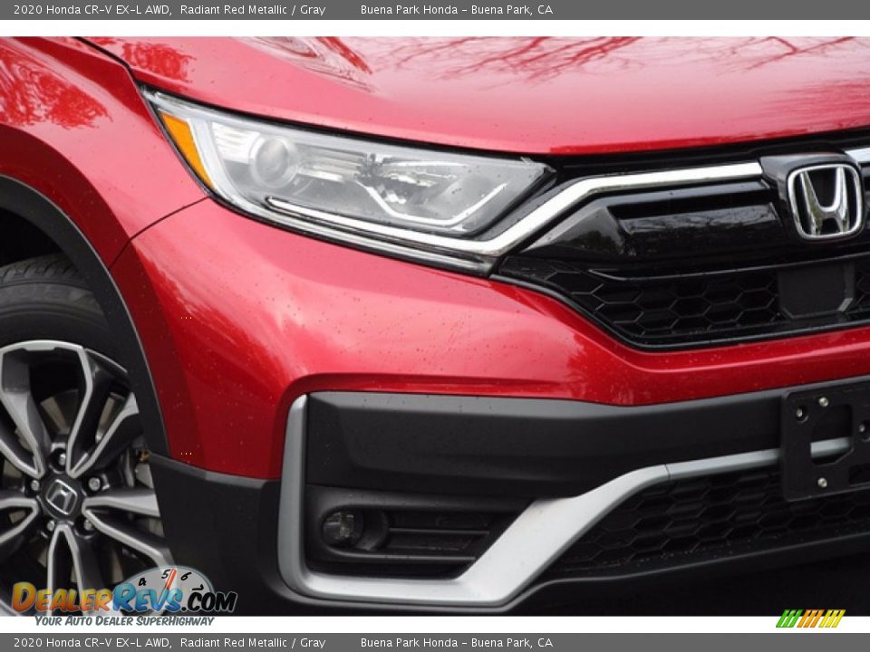 2020 Honda CR-V EX-L AWD Radiant Red Metallic / Gray Photo #3
