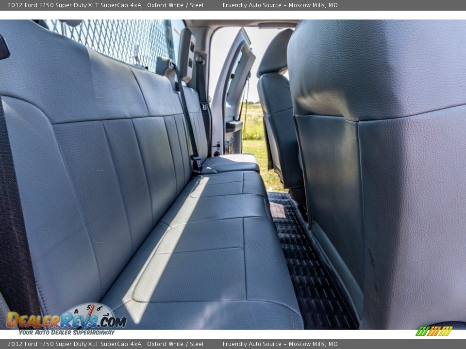 2012 Ford F250 Super Duty XLT SuperCab 4x4 Oxford White / Steel Photo #33