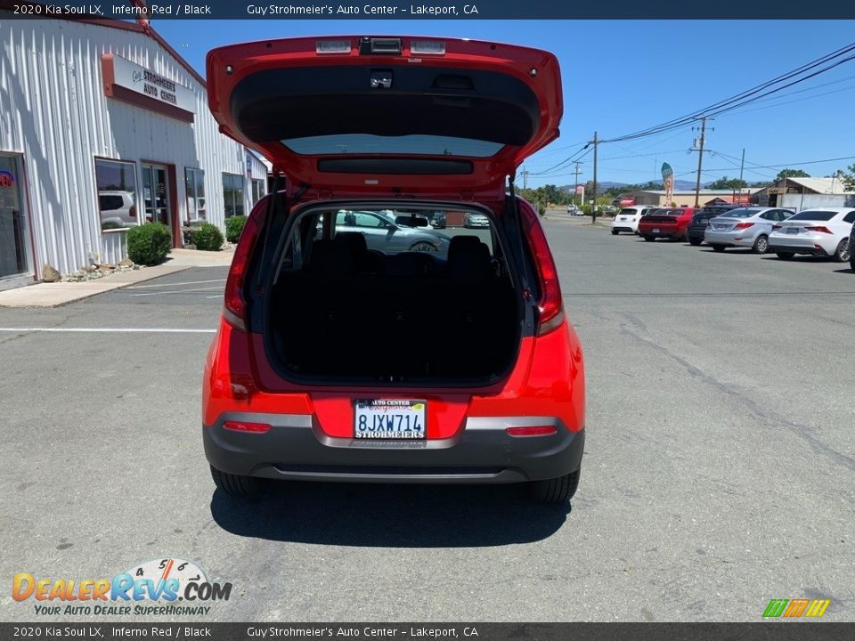2020 Kia Soul LX Inferno Red / Black Photo #16